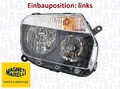MAGNETI MARELLI 712676512097 Hauptscheinwerfer links Scheinwerfer für Dacia 