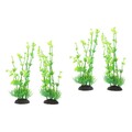 2 Count Künstliche Pflanzen Aquarium Aquariumzubehör Wasserpflanzen
