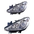 2X ALKAR HALOGEN SCHEINWERFER SATZ LINKS+RECHTS passend für PEUGEOT 307