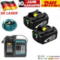 18V 6Ah Akku Für Makita BL1850 BL1830 LXT BL1860B Led Anzeige Batterie/Ladegerät