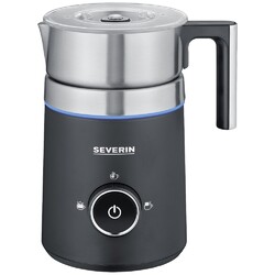 Severin SM 3585 SM 3585 Milchaufschäumer Edelstahl (gebürstet), Schwarz (matt...