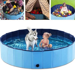 Profi Faltbarer Hundepool Doggy Pool Kinder Swimmingpool Hundebad Ø80/120/160 cm