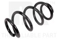 2x NK Fahrwerksfeder Links, Rechts, Vorderachse für AUDI