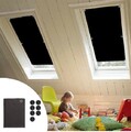 Dachfenster Rollo Verdunkelung Thermo Sonnenschutz Saugnäpf UV-Schutz