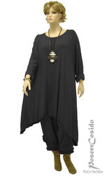 POCO LAGENLOOK Tunika Long-Shirt Kleid Dream XL-XXL-XXXL 44 46 48 50 52 54 56 58