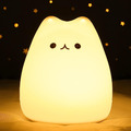 Niedliche Katzenlampe, Kinder-Nachtlicht Für Mädchenzimmer, 7 Farben Kitty-Lampe