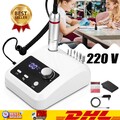 Elektrische Nagelfeile Profi Nagelfräser Nagelfräser Nail Maniküre Bit Set 220V