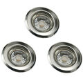 3er Set LED Einbaustrahler 55mm Lochmaß 230V 5W GU10 Einbauleuchte EinbauSpot