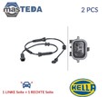 6PU 012 679-671 ABS SENSOR DREHZAHLFÜHLER HINTEN HELLA 2PCS NEU OE QUALITÄT