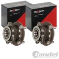 2X MAXGEAR RADLAGER-SATZ VORNE PASSEND FÜR NISSAN EVALIA NV200 LINKS+RECHTS