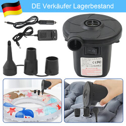 Elektropumpe Elektrische Luftpumpe FÜR Schlauchboot Matratze 2 in 1 Gebläsepumpe