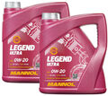 2x4 Liter MANNOL Legend Ultra 0W20 Motoröl JAGUAR LAND ROVER 0W-20 API SP Ford 