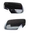 2x Spiegelkappe Gehäuse Abdeckung lackiert LINKS + RECHTS  Für BMW 3 E46 schwarz