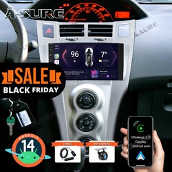 DAB+ Für Toyota Yaris XP90 2005-2012 Carplay Android 14 Autoradio GPS NAVI 2+32G