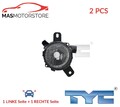 NEBELSCHEINWERFER PAAR SET TYC 19-11010-01-2 2PCS I FÜR OPEL CORSA D,CORSA E