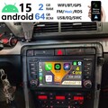 Für Audi A4 8E 8H B6 B7 2000-2009 Autoradio 7" Android 15 GPS Navi Apple Carplay