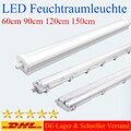 LED Feuchtraumleuchte 60/90/120/150cm Wannenleuchte Feuchtraumlampe Röhre IP65