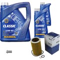 MAHLE ÖLFILTER 7 L MANNOL Classic 10W-40 für Chrysler Voyager IV 2.5 CRD