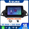 DAB+ 2+32G Android 14 Autoradio Für C-Max Ford Kuga Escape Apple Carplay Nav GPS