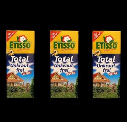 3 x Etisso Total Unkraut-frei Ultra 250 ml Ref.Mittel Glyphosat 360 Roundup