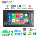 DAB+ 7" Autoradio Carplay Android13 GPS RDS NAVI Kamera Für Audi A4 S4 RS4 B6 8E