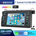 DAB + Apple Carplay Autoradio Android 14 GPS Navi Für BMW E46 3er 318 320 325 M3