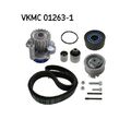 1x Wasserpumpe + Zahnriemensatz SKF VKMC 01263-1 passend für AUDI CHRYSLER VW