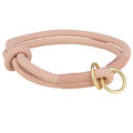 Hundehalsband - Soft Rope Halsband für den Hund mit Zugstopp - verstellbar 