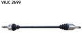 Antriebswelle SKF VKJC 2699 für FIAT ALFA PUNTO EVO M22x1,5 199AXZ1A 199BXZ1A
