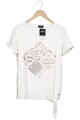 monari T-Shirt Damen Shirt Kurzärmliges Oberteil Gr. EU 38 Weiß #00cr10p