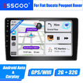 Für Fiat Ducato Boxer Jumper Autoradio Carplay Android 13 2+32G GPS SAT NAV RDS
