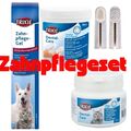 ZAHNPFLEGESET FÜR KATZEN, HUNDE-Gel, Fingerpads, Plaque-Stopper, Fingerbürsten