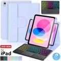 Für iPad 11/10/9/8/7 Gen Pro 11 Air 4/5/6 Hülle mit Touchpad Beleuchtet Tastatur