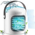 3 in 1 Aircooler Mobile Klimaanlage Klima Ventilator Klimagerät Mini Luftkühler