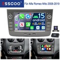 DAB+ 4+64G Android 15 Carplay Autoradio für Alfa Romeo Mito 2008-2019 GPS BT KAM
