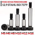 Pass-Schulterschraube 12.9 Stahl Innensechskant ISK M5 M6 M8 bis M16 ISO 7379