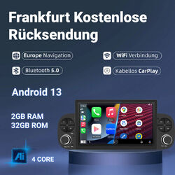Carplay Für Fiat Panda 2012-2020 Android 13 Autoradio GPS Navi WIFI SWC BT 2+32G