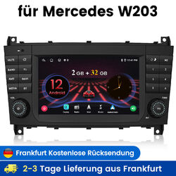 Für Mercedes Benz C Klasse W203 CLK W209 Autoradio Android 12.0 GPS Navi Carplay