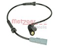 METZGER Sensor, Raddrehzahl Hinterachse, Rechts u.a. für DACIA, RENAULT