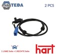 522 954 ABS SENSOR DREHZAHLFÜHLER VORNE HART 2PCS NEU OE QUALITÄT