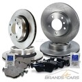 ATEC 4x BREMSSCHEIBE+SATZ BREMSBELÄGE BREMSKLÖTZE VORNE+HINTEN FÜR BMW 3-ER E46