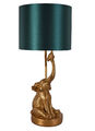 Tischleuchte Elefant Gold Tischleuchte Tierfigur Jungle Lampe Leuchte 52cm neu