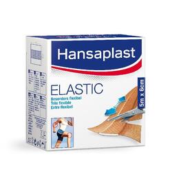 Hansaplast Elastic 5 m x 6 cm Wundpflaster