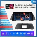 10.25'' CarPlay Autoradio GPS Navigation Android Auto 4+32GB Für BMW 5er F10 F11