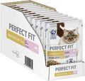 PERFECT FIT SENSITIVE 1+ KATZENFUTTER KATZEN NASSFUTTER FISCH LACHS 12x85gr