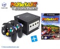 Nintendo GameCube - Konsole #schwarz + Mario Kart + 2 Controller + Zub