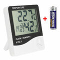 mini Wetterstation Thermometer Hygrometer Zeit Luftfeuchtigkeit Temperaturmesser