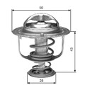 Gates TH31271G1 Thermostat, Kühlmittel passend für NISSAN OPEL RENAULT Kühlung