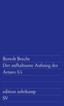 Der aufhaltsame Aufstieg des Arturo Ui (edition suhrkamp) Brecht, Bertolt und Ma