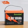 12V 100Ah Lithium Batterie LiFePO4 Akku BMS 15000+ Zyklen Wohnmobil Solaranlage
